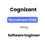 Cognizant Software Engineer Recruitment 2026