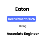 Eaton Associate Engineer – Mechanical Recruitment 2026