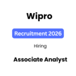 Wipro Associate Analyst Recruitment 2026