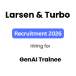 L&T Recruitment 2026