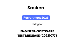 Sasken Recruitment 2026 | Engineer – Software Test & Release | Freshers | Apply Online