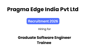Pragma Edge Off-campus Drive 2026