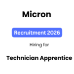 Micron Hiring Technician Apprentice