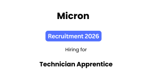 Micron Hiring Technician Apprentice