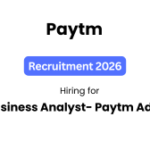 Paytm Hiring Business Analyst – Paytm Ads