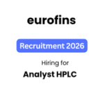 Eurofins Hiring Analyst HPLC | Bengaluru | Apply Now