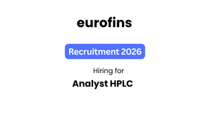 Eurofins Hiring Analyst HPLC | Bengaluru | Apply Now