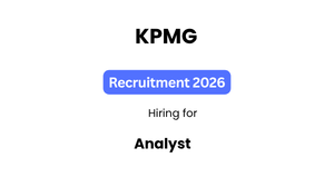 KPMG Hiring Analyst