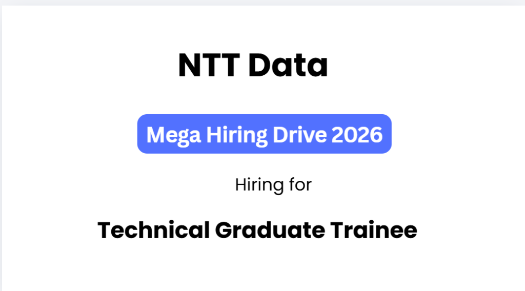 NTT DATA Off-campus Drive 2026