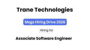 Trane Technologies Associate Software Engineer Recruitment 2026