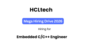 HCLTech Hiring Embedded C/C++ Engineer
