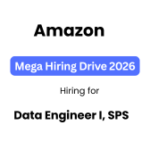 Amazon Recruitment 2026: Data Engineer