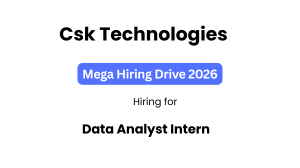 Csk Technologies Off-campus Drive 2026