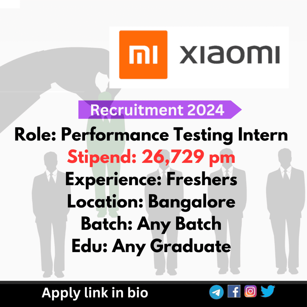 Xiaomi Off-campus Drive 2024