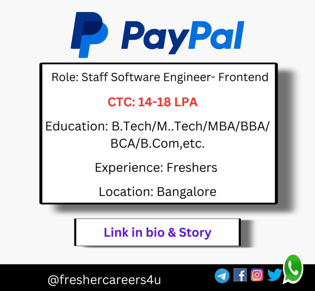 PayPal Off-campus Drive 2024