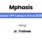 Mphasis Off-Campus Drive 2025