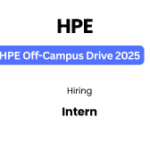 HPE Off-Campus Drive 2025