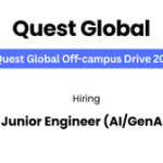 Quest Global Junior Engineer Jobs