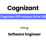 Cognizant Software Engineer Job
