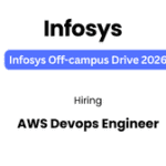 AWS DevOps Engineer Infosys Pune