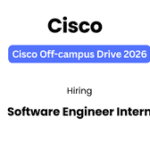 Cisco Software Engineer Intern Women Internship Program