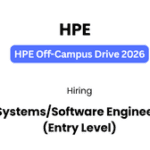 HPE Recruitment 2026
