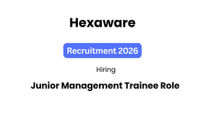 Hexaware Off-Campus Drive 2026