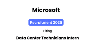 Microsoft Recruitment 2026