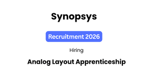 Synopsys Analog Layout Apprenticeship Job
