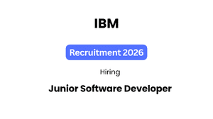 IBM Recruitment 2026