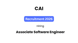 CAI Off Campus Drive 2026