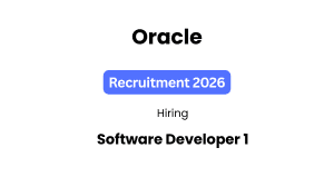Oracle Software Developer 1 Job 2026