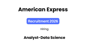 American Express Freshers Recruitment 2026