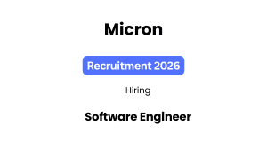 Micron Recruitment 2026