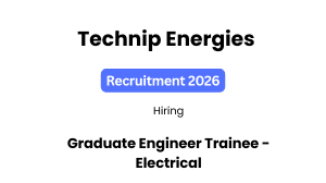Technip Energies Off-campus Drive 2026