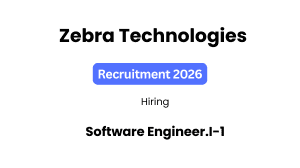 Zebra Technologies Software Engineer.I-1 Hiring 2026