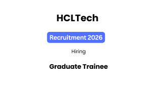 HCLTech Off-campus Drive 2026 hiring Graduate Trainee