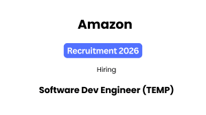 Amazon Recruitment 2026