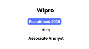 Wipro Associate Analyst Recruitment 2026