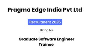 Pragma Edge Off-campus Drive 2026