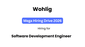 Wohlig Recruitment 2026 – Software Development Engineer | Mumbai