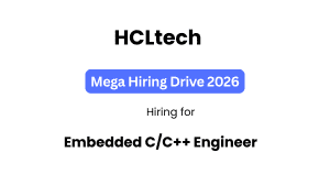 HCLTech Hiring Embedded C/C++ Engineer