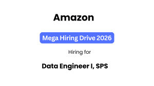 Amazon Recruitment 2026: Data Engineer I Jobs in Bengaluru