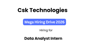 Csk Technologies Off-campus Drive 2026